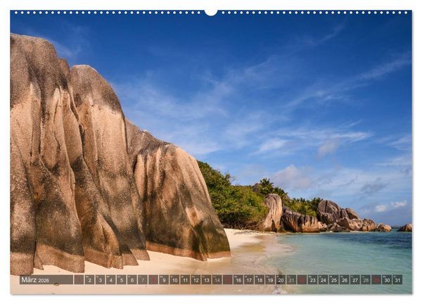 Produktbild: Seychellen - Das letzte Paradies auf Erden (Wandkalender 2026 DIN A2 quer), CALVENDO Monatskalender