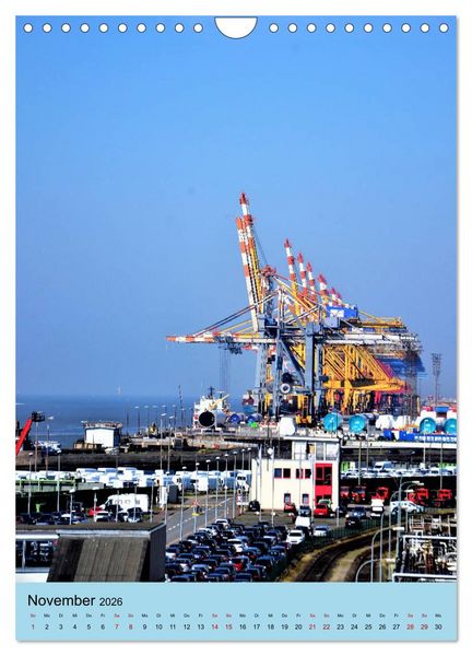 Produktbild: BREMERHAVEN die Seestadt mit maritimen Flair - 2026 (Wandkalender 2026 DIN A4 hoch), CALVENDO Monatskalender