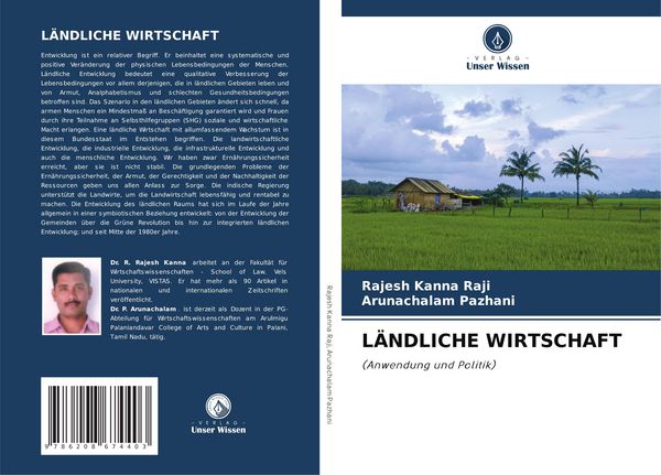 Ländliche Wirtschaft, Taschenbuch von Rajesh Kanna Raji , Arunachalam Pazhani, Verlag Unser Wissen, 9786208674403