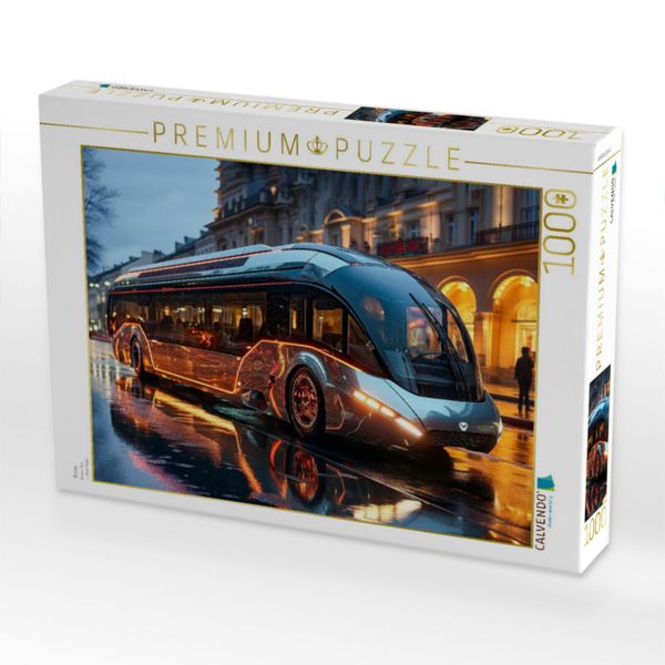 Produktbild: CALVENDO Puzzle Busse | 1000 Teile Lege-Gr&ouml;&szlig;e 64x48cm Foto-Puzzle f&uuml;r gl&uuml;ckliche Stunden