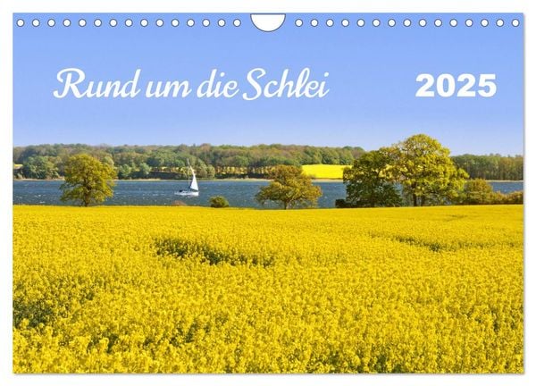 Rund um die Schlei (Wandkalender 2025 DIN A4 quer), CALVENDO Monatskalender