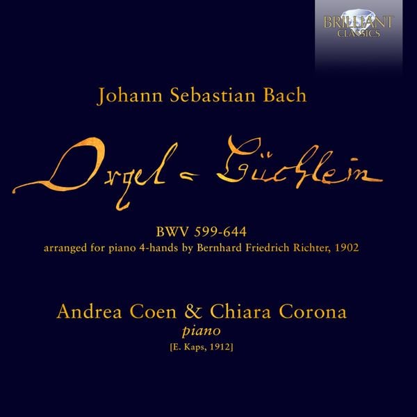 Produktbild: Bach:Orgelb&uuml;chlein,In The Transcription For Piano