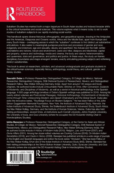 Produktbild: The Routledge Handbook of Subalterns across History