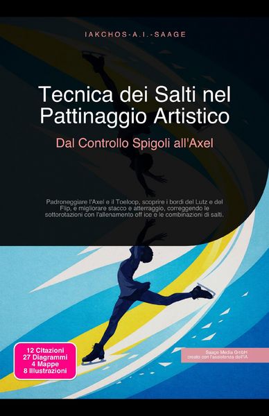 Produktbild: Tecnica dei Salti nel Pattinaggio Artistico: Dal Controllo Spigoli all'Axel