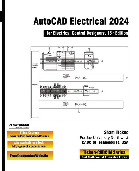Produktbild: AutoCAD Electrical 2024 for Electrical Control Designers, 15th Edition
