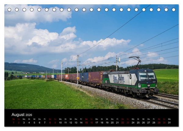 Produktbild: Die Bahn im Salzburgerland (Tischkalender 2026 DIN A5 quer), CALVENDO Monatskalender