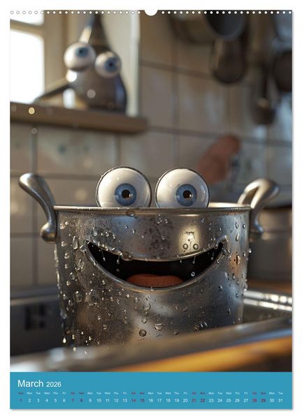 Produktbild: A Lot of Fun at home (Wall Calendar 2026 DIN A2 portrait), CALVENDO 12 Month Wall Calendar