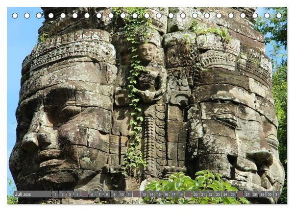 Produktbild: Kambodscha &bull; Angkor Wat (Tischkalender 2026 DIN A5 quer), CALVENDO Monatskalender