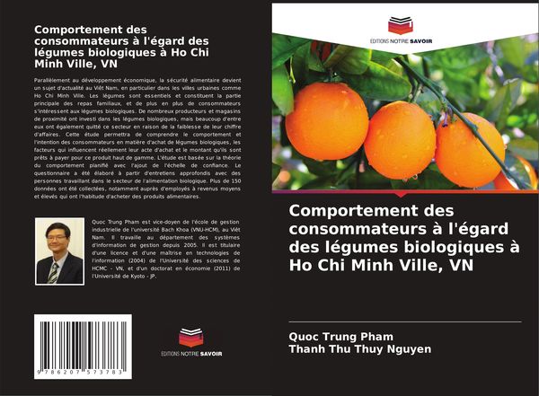 Produktbild: Comportement des consommateurs &agrave; l'&eacute;gard des l&eacute;gumes biologiques &agrave; Ho Chi Minh Ville, VN