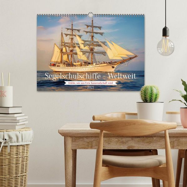 Produktbild: Segelschulschiffe - Weltweit (Wandkalender 2027 DIN A3 quer), CALVENDO Monatskalender