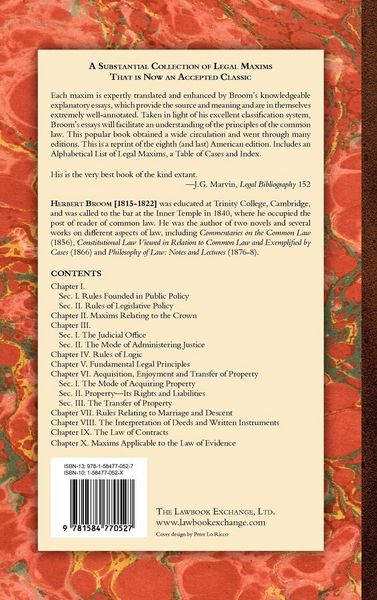 Produktbild: A Selection of Legal Maxims