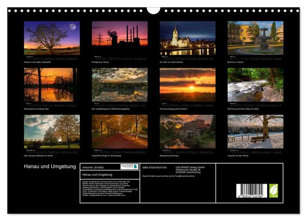Produktbild: Hanau und Umgebung (Wandkalender 2026 DIN A3 quer), CALVENDO Monatskalender