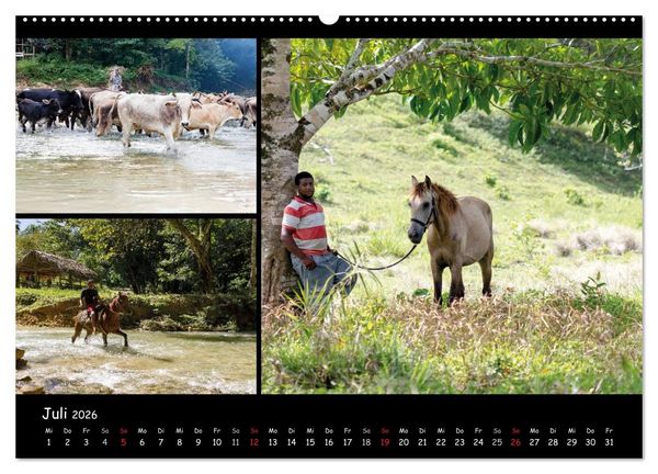 Produktbild: Dominikanische Republik Land & Leute (hochwertiger Premium Wandkalender 2026 DIN A2 quer), Kunstdruck in Hochglanz