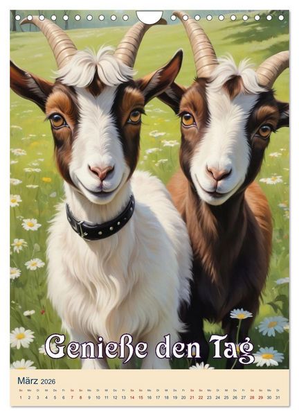 Produktbild: Tierische Leichtigkeit (Wandkalender 2026 DIN A4 hoch), CALVENDO Monatskalender