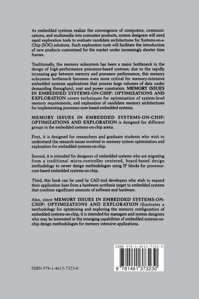 Produktbild: Memory Issues in Embedded Systems-on-Chip
