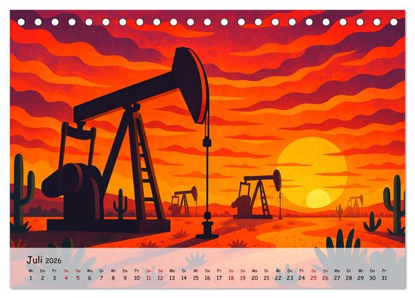 Produktbild: Nordamerika von Alaska bis Texas - Wild, Weit und Wundersch&ouml;n (Tischkalender 2026 DIN A5 quer), CALVENDO Monatskalender