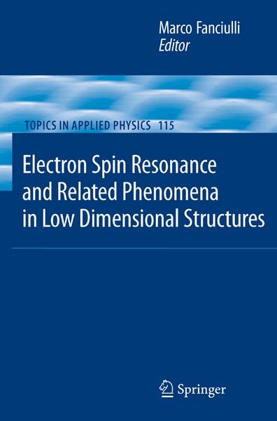 Produktbild: Electron Spin Resonance and Related Phenomena in Low-Dimensional Structures