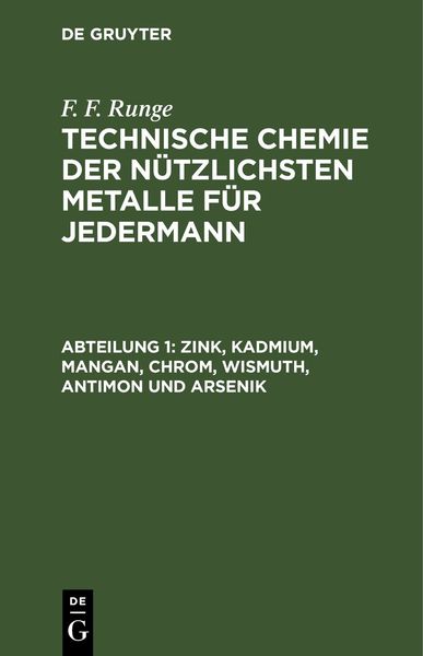 Produktbild: Zink, Kadmium, Mangan, Chrom, Wismuth, Antimon und Arsenik