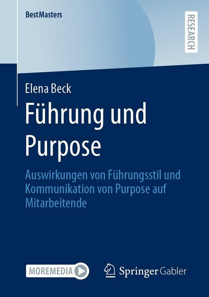 Produktbild: F&uuml;hrung und Purpose