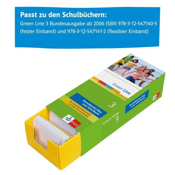 Produktbild: Green Line 3 - Vokabel-Lernbox zum Sch&uuml;lerbuch