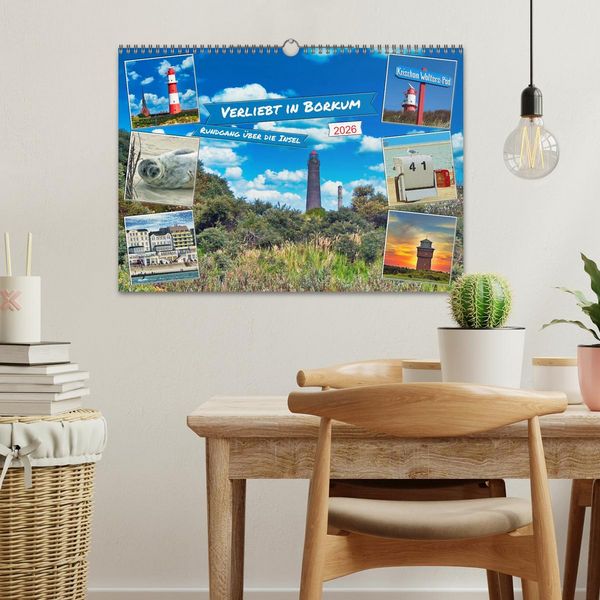 Produktbild: Verliebt in Borkum (Wandkalender 2026 DIN A3 quer), CALVENDO Monatskalender