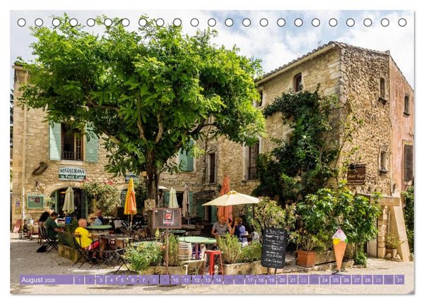 Produktbild: Ein Sommer in der Provence: Luberon und Vaucluse (Tischkalender 2026 DIN A5 quer), CALVENDO Monatskalender