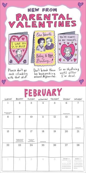 Produktbild: Roz Chast Wall Calendar 2026