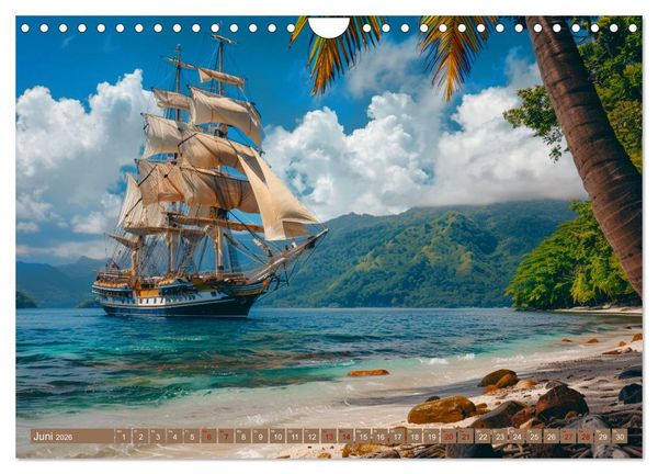 Produktbild: Mit den Tr&auml;umen segeln (Wandkalender 2026 DIN A4 quer), CALVENDO Monatskalender