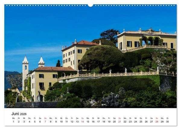 Produktbild: Impressionen vom Comer See (hochwertiger Premium Wandkalender 2026 DIN A2 quer), Kunstdruck in Hochglanz