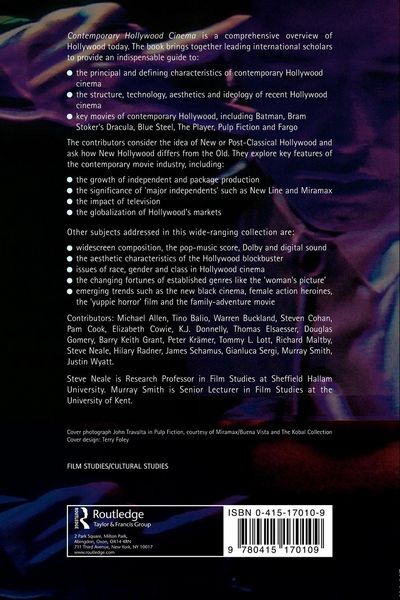 Produktbild: Contemporary Hollywood Cinema