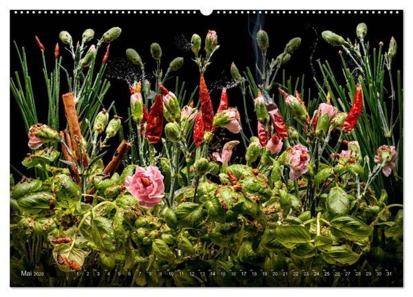 Produktbild: Flora miracula - Die wundersame Welt des Fotografen Olaf Bruhn (hochwertiger Premium Wandkalender 2026 DIN A2 quer), Kunstdruck in Hochglanz