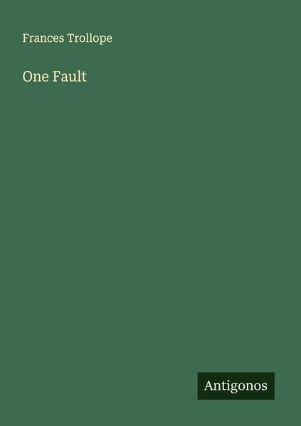 Produktbild: One Fault