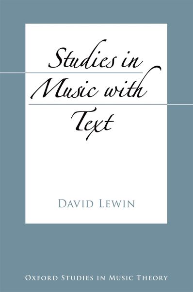 Produktbild: Studies in Music with Text