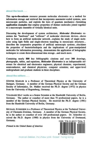Produktbild: Molecular Electronics