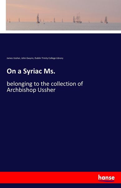 Produktbild: On a Syriac Ms.