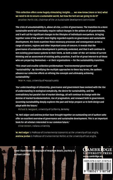 Produktbild: Governing Sustainability