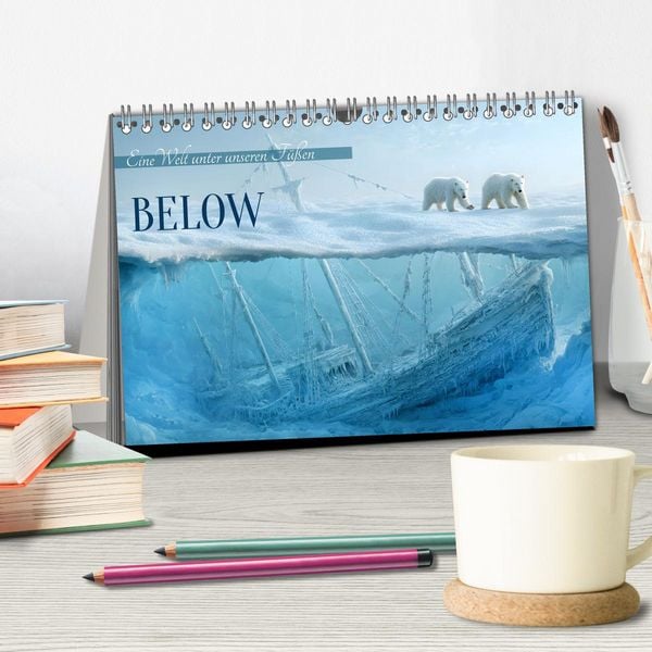 Produktbild: Below (Tischkalender 2027 DIN A5 quer), CALVENDO Monatskalender