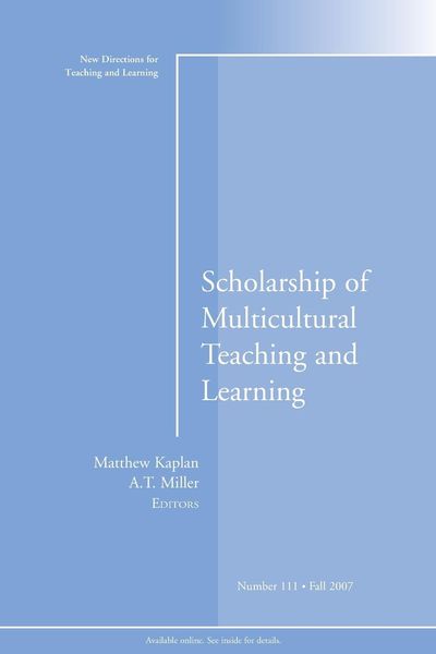 Produktbild: Scholarship Of Multicultural T