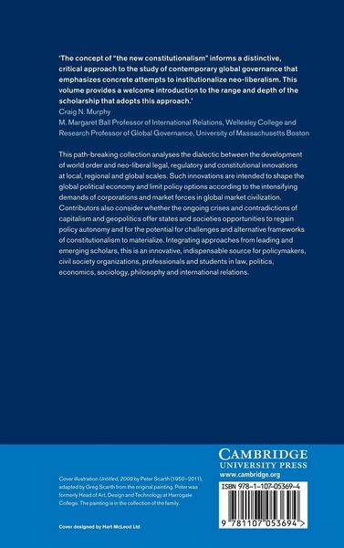 Produktbild: New Constitutionalism and World Order
