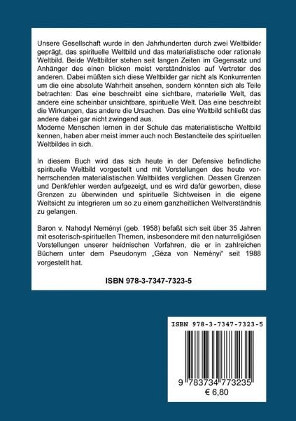 Produktbild: Das geistige und materielle Weltbild