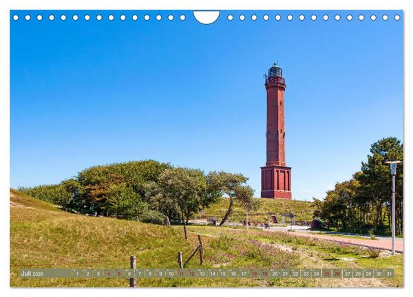 Produktbild: NORDERNEY - Meine Liebe zur Nordseeinsel (Wandkalender 2026 DIN A4 quer), CALVENDO Monatskalender