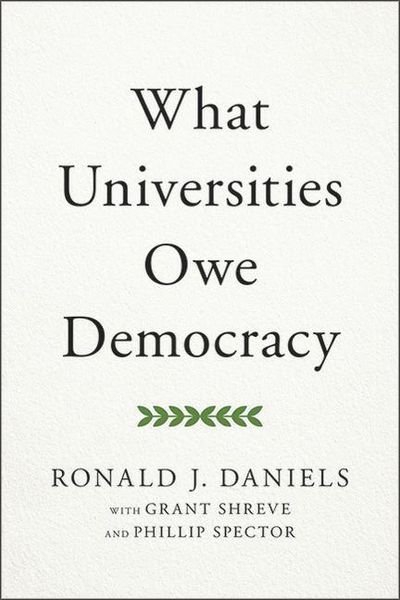 Produktbild: What Universities Owe Democracy