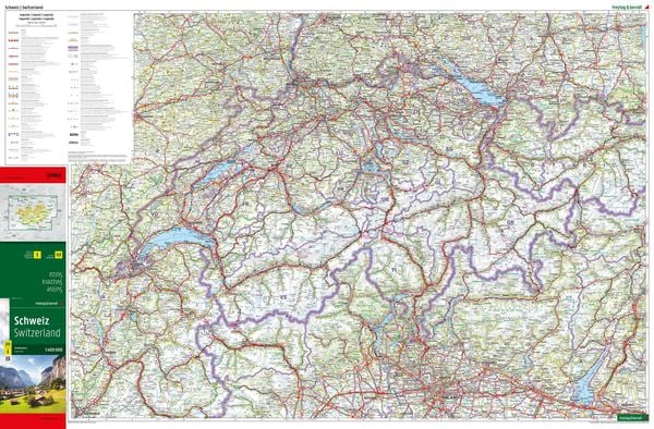 Produktbild: Freytag & berndt Stra&szlig;enkarte Schweiz 1:400.000