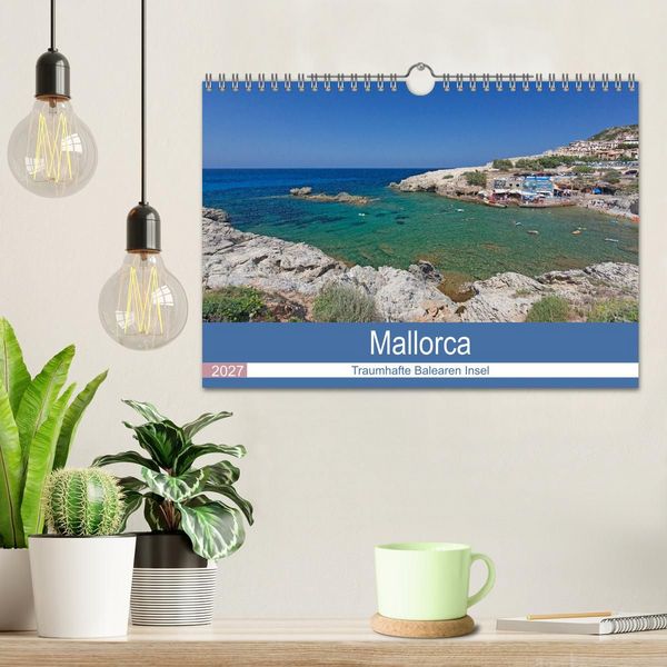 Produktbild: Mallorca - Traumhafte Balearen Insel (Wandkalender 2027 DIN A4 quer), CALVENDO Monatskalender