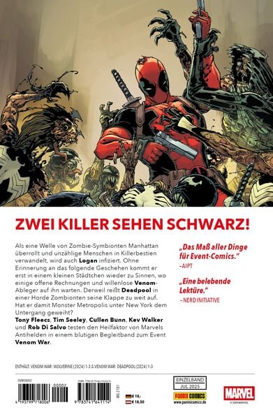 Produktbild: Venom War: Wolverine/Deadpool