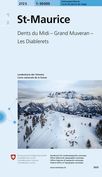 Produktbild: 272S St-Maurice Schneesportkarte