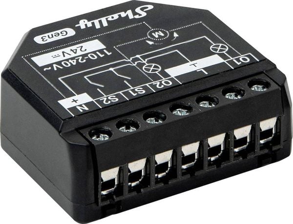 Shelly Shelly 2PM Gen3 Schalt-Messaktor Bluetooth, Wi-Fi