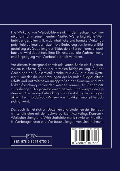 Produktbild: Expertensystem zur formalen Werbebildgestaltung