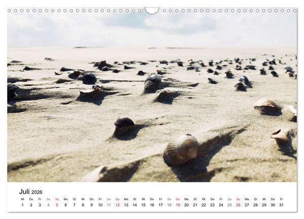 Produktbild: Borkum - Wo die Zeit still steht. (Wandkalender 2026 DIN A3 quer), CALVENDO Monatskalender