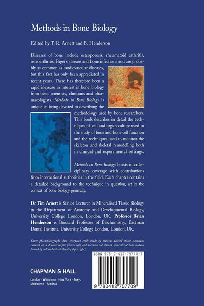 Produktbild: Methods in Bone Biology